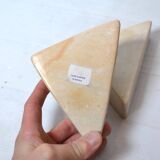 Designer stone candlesticks