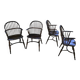 4 x Classic Georgian Bow and Stick Back Windsor Chair / Crinoline stretcher chairs