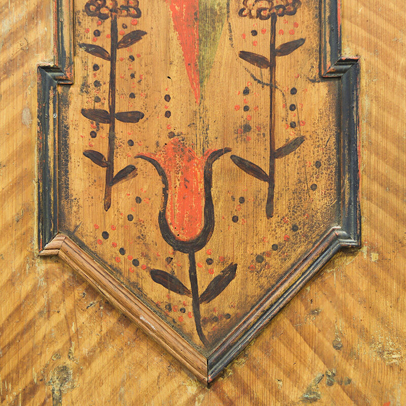 Cabinet de mariée peint d'art populaire, 1815