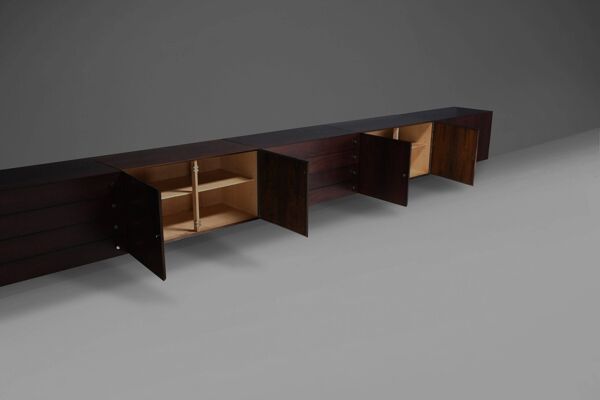 Buffet flottant XL de Poul Nørreklit pour Sigurd Hansen, Danemark 1969