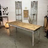 Old patinated farm table