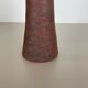 Abstract red Ceramic Studio Pottery Vase by Gerhard Liebenthron, Germany, 1970s
