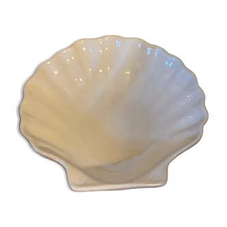 Plat céramique forme coquille