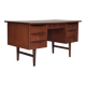 1960s, Danish teak wood desk, drawers.