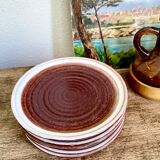 Set of 15 cm ceramic bread plates