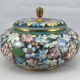 Pot couvercle en bronze émail cloisonne Chinois Chine