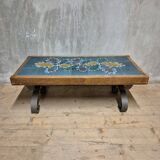 Vintage tile-top coffee table, 1970s, Europe