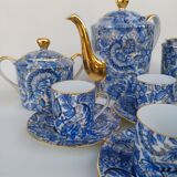 Service a café en porcelaine de limoges, par lazeyras.