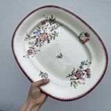 Ironstone serving platter Sarreguemines Strasbourg