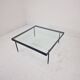 Janni Van Pelt "G4A" Coffee Table in Steel and Glass, Netherlands 1958