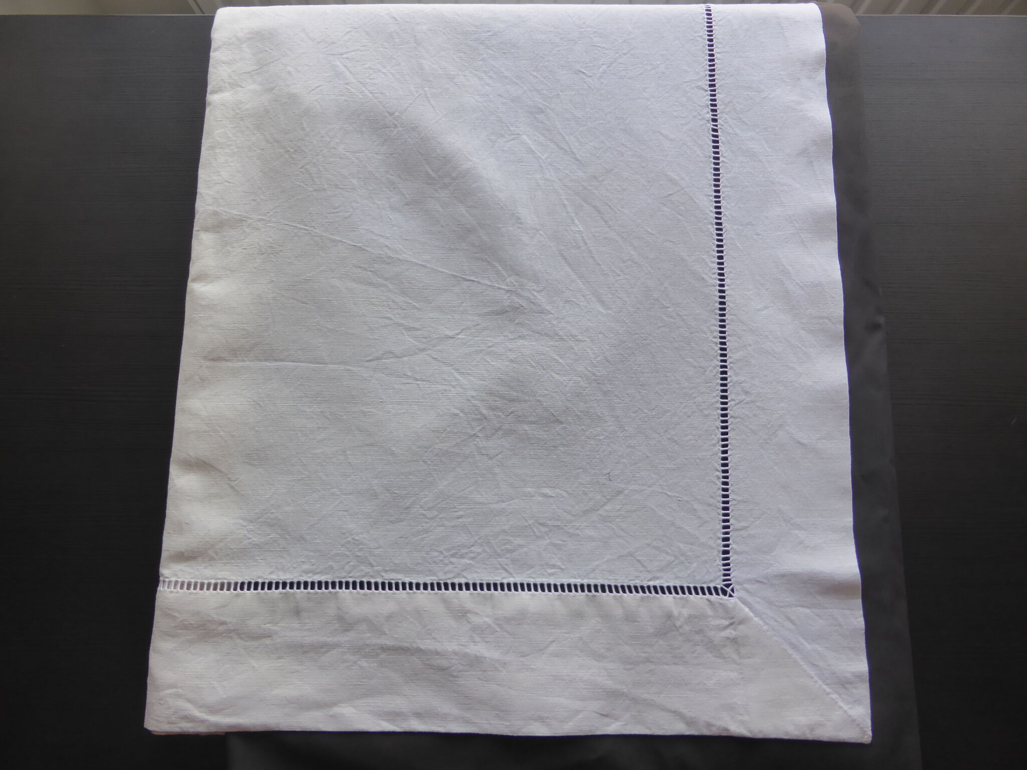 Old sheet in off-white mestizo embroidered days scale on discovery-210x288cm