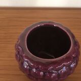 Blackberry jam jar in barbotine