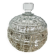 Former Portieux crystal sugar bowl