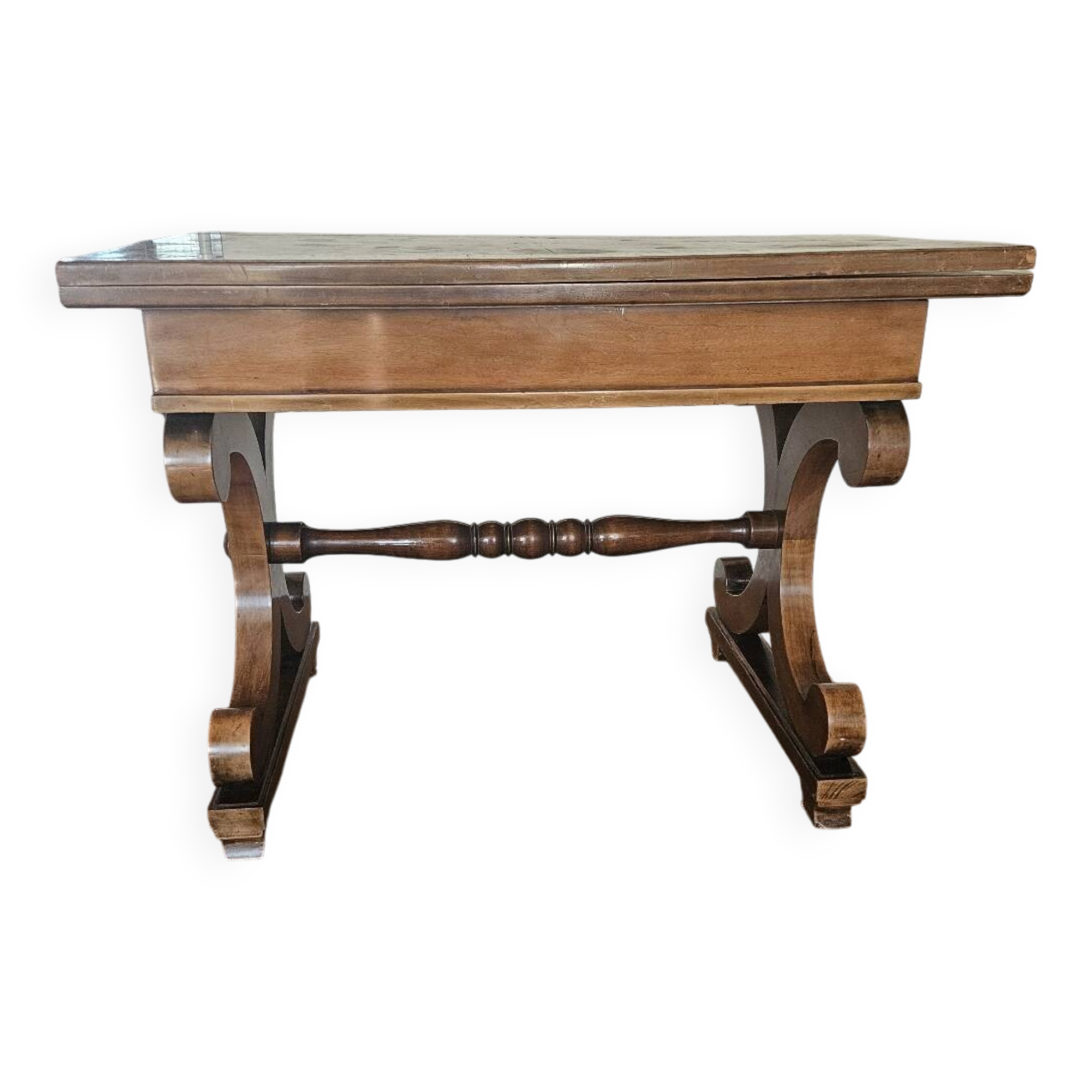 Mahogany veneer side table - 1900s period