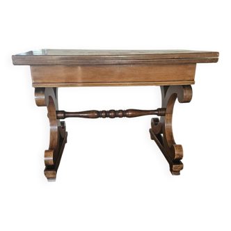 Mahogany veneer side table - 1900s period