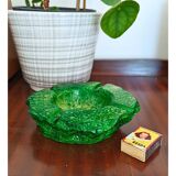 Cendrier vintage en albâtre vert Romano Bianchi