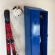 Metal locker with metal rivets