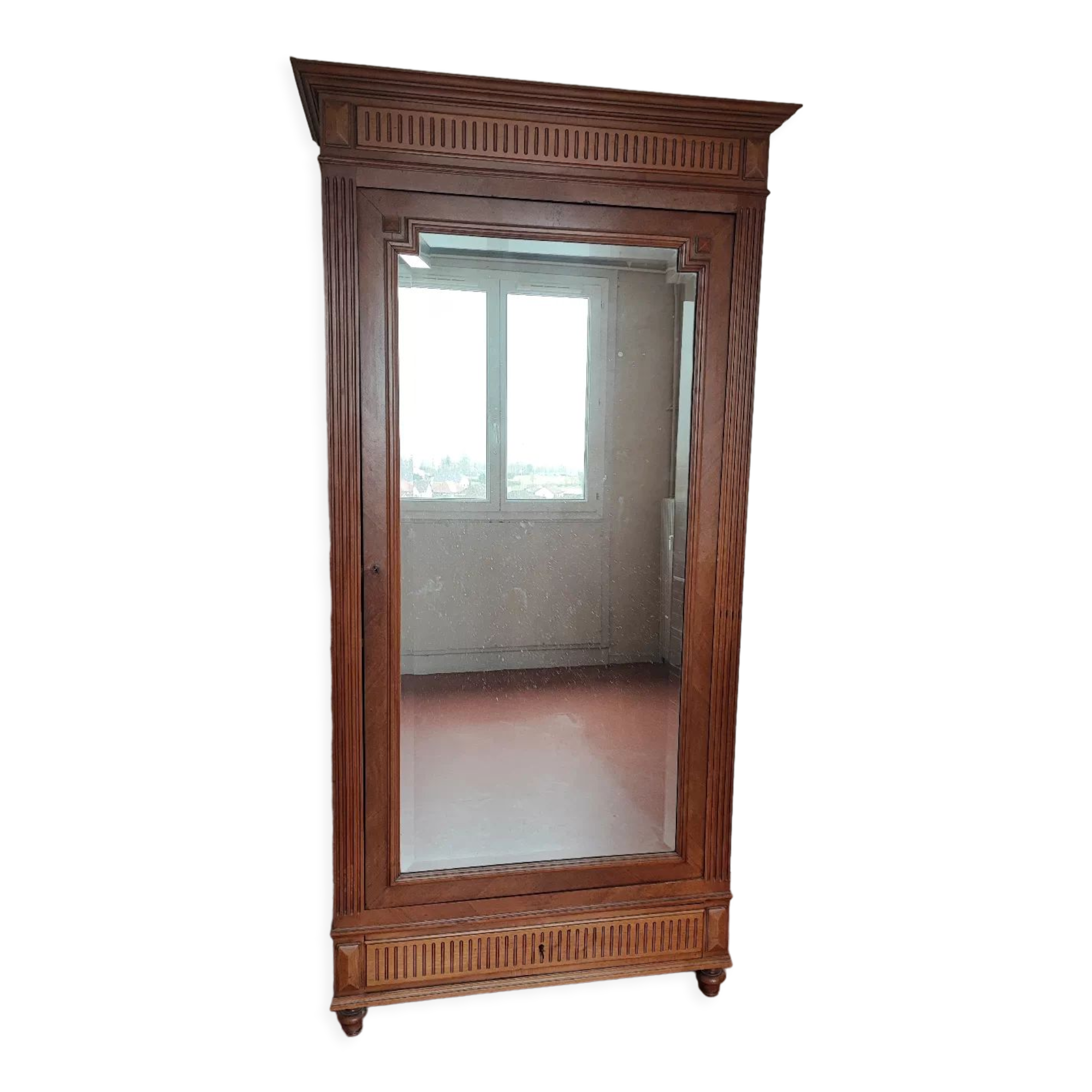 Glass cabinet one door