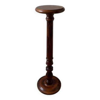 Colonne bois sculpté vintage