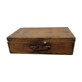 Wooden suitcase