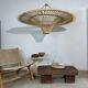 Suspension rattan saucer iron frame D:120 H:60