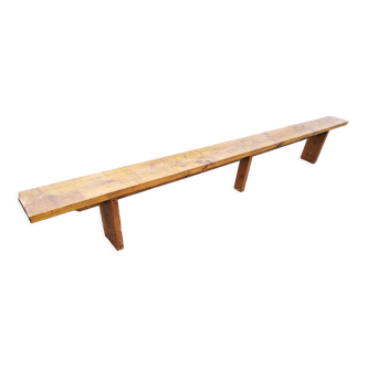 Bench 3m50 wooden threshing firm