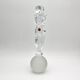 Sculpture Amoureux Verre Massif Murano 2000 Signée Mathis Zane