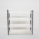 Black and white metal book shelves attrb. to Tomado, Holland, 1950's