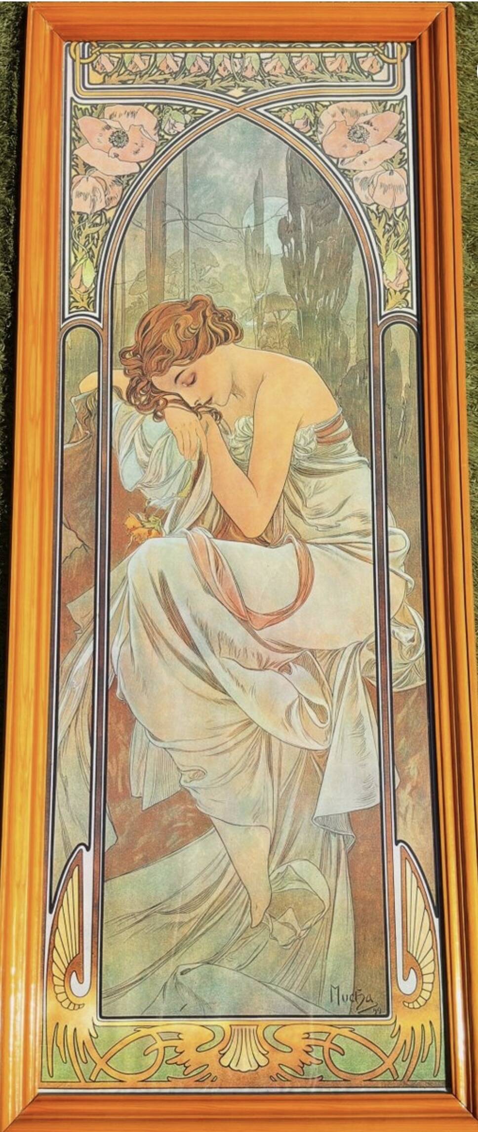 Alphonse Mucha "Les heures du jour" 1. Édition, impression pigmentaire d'archive