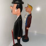 Tintin wooden characters