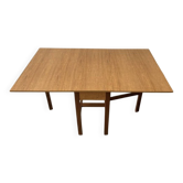 1960s Mid-Century vintage extendable drop leaf Formica dining table