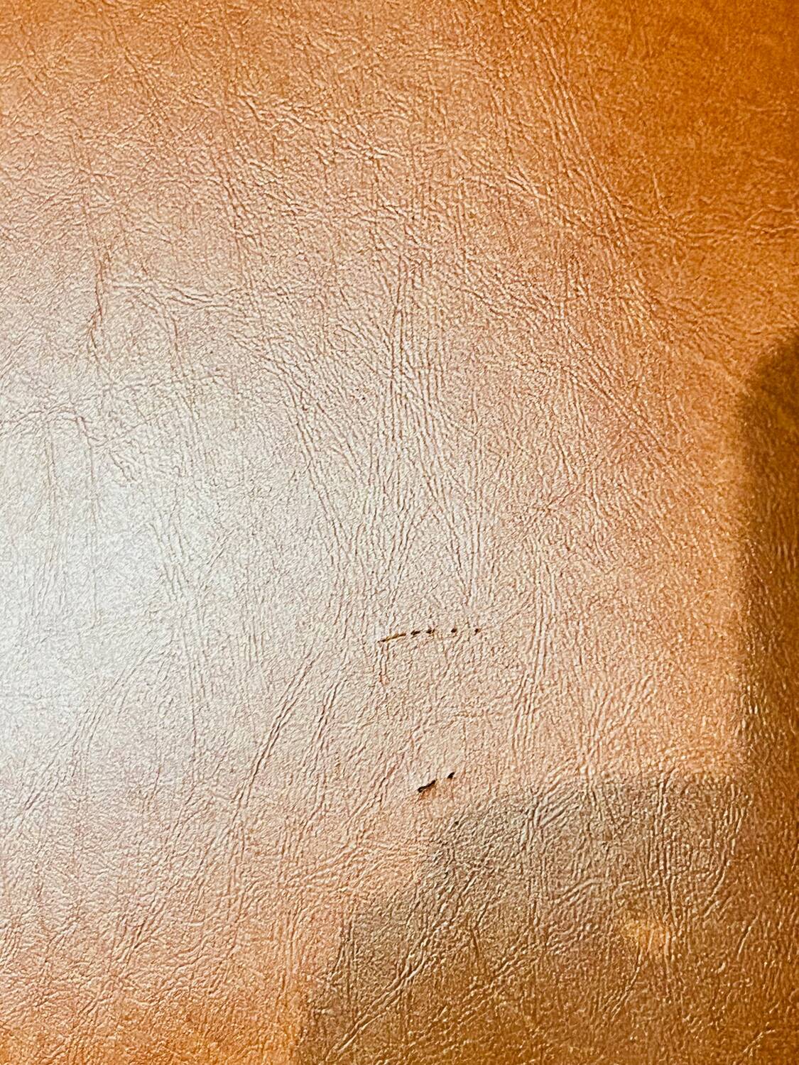 Caramel armchair from the 70s