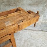 Workbench side table bathroom furniture beech