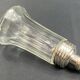 Glass and silver metal sugar shaker