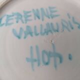 Enamelled ceramic plate with fish decoration - Gérard Hofmann - Vallauris - 1950s