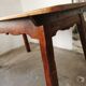 Farmhouse table, in solid oak, chalet style