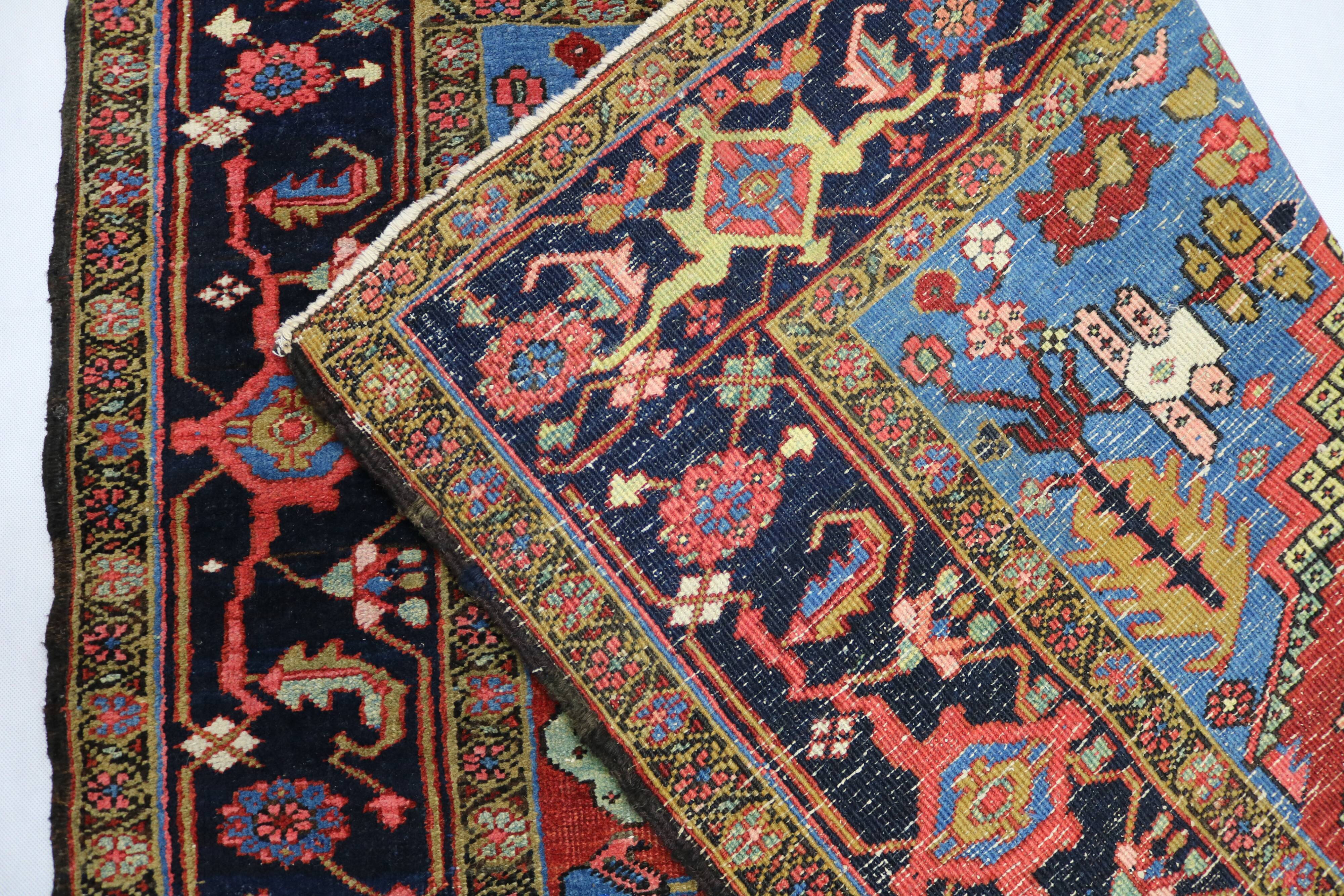 Handmade Heriz rug