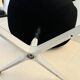 Fauteuil Pivotant Noir Style "Swan"