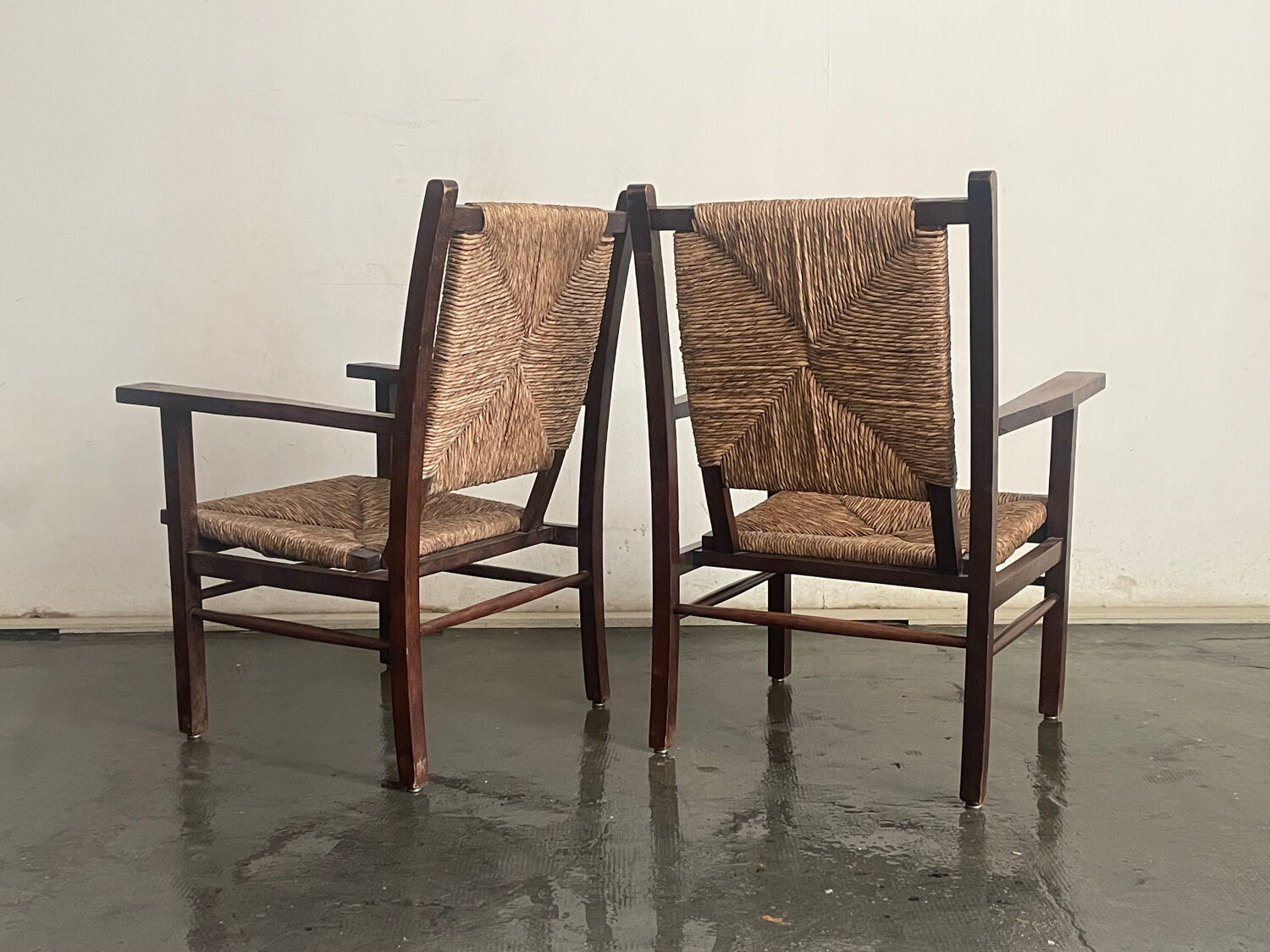 Pair of vintage armchairs