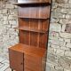 Meuble bibliotèque étagères modulable vintage 1970