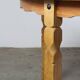 Vintage Danish Modern Oak Round Table, H. Kjærnulf style, 1960s