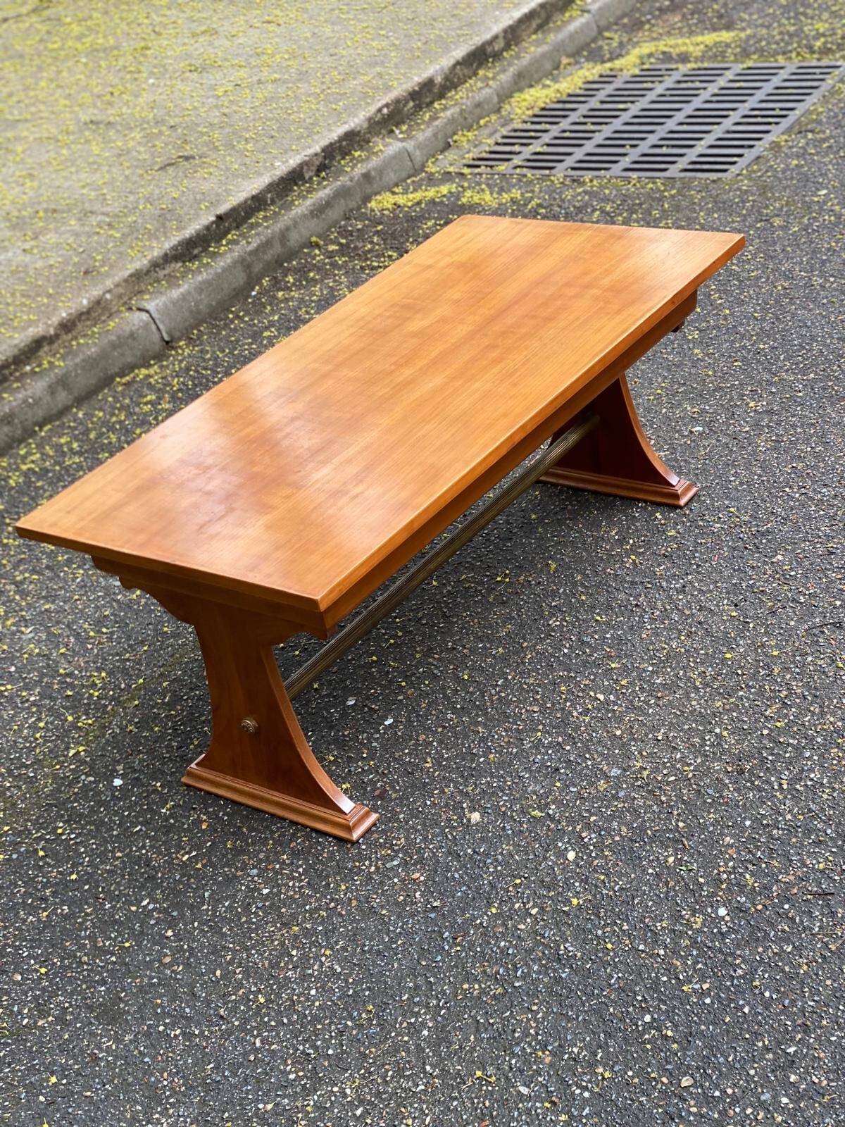 Rectangular Louis XV coffee table in wood