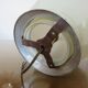 Art deco ceiling light, cream glass 30 40s