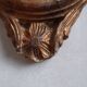 Antique gilded wood mirror