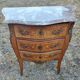 Curved commode in rosewood, Louis XV style.