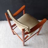 Vintage office chair, anise green