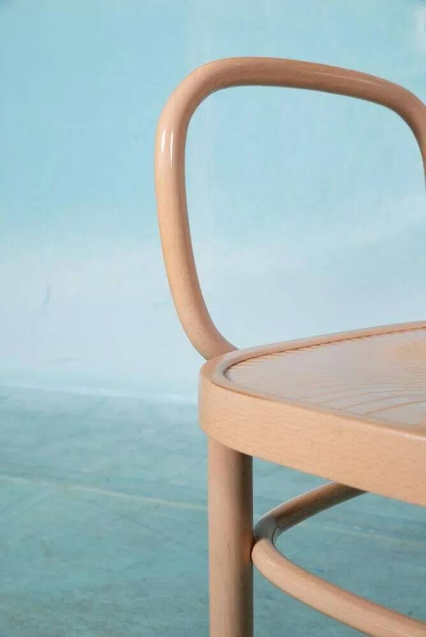 Ensemble de deux fauteuils en bois style Thonet, vintage rétro