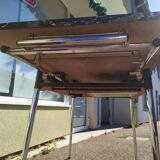 Formica black marble dining table - 1960 - Supermatic - vintage