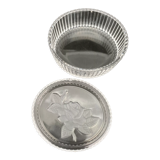 Decorative box in pink glass