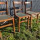 Set of 4 vintage bistro chairs